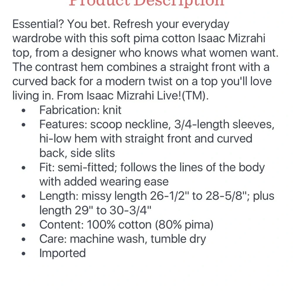 Pima cotton pullover - Picture 6 of 8